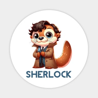 Cute BBC Sherlock Otter Magnet